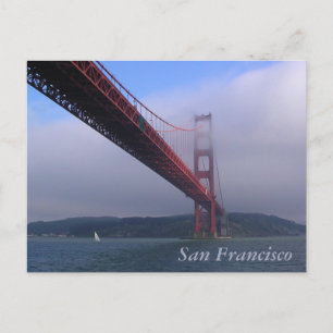 Cartão Postal Ponte ouro-Portão em São Francisco, CA
