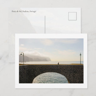 Cartão Postal Ponte panorâmica em Ponta do Sol, Madeira