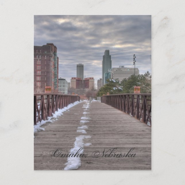 Cartão Postal Ponte para Omaha (Frente)