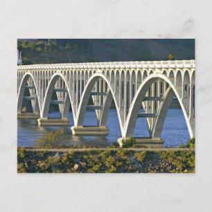 Cartão Postal Ponte Patterson Memorial rodovia 101 sobre