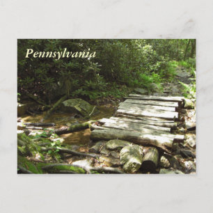 Cartão Postal Ponte Pensilvânia Wooden