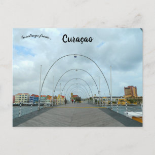 Cartão Postal Ponte Rainha Emma Willemstad Curaçao