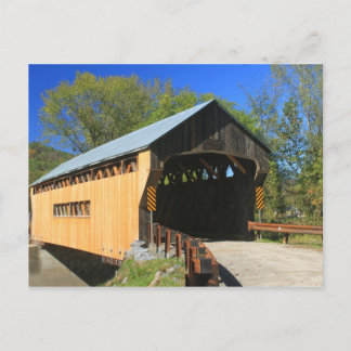 Cartão Postal Ponte Rokingham Vermont Coberta pelo Mundo