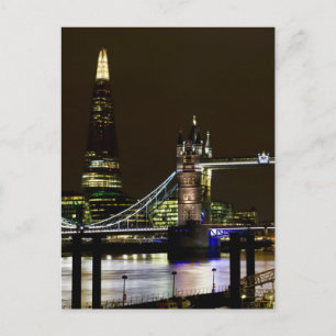 Cartão Postal Ponte Shard e Tower