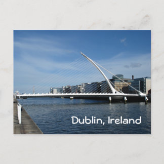 Cartão Postal Ponte sobre o rio Dublin
