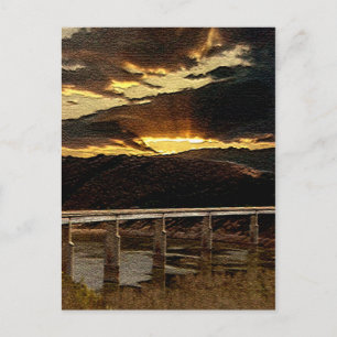 Cartão Postal Ponte Sunrise da Califórnia