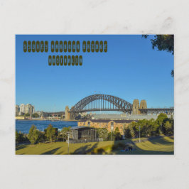 Cartão Postal Ponte Sydney Harbor