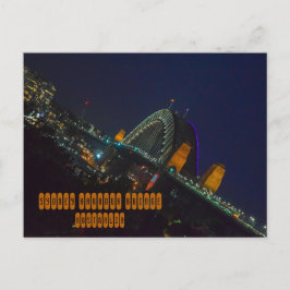 Cartão Postal Ponte Sydney Harbor