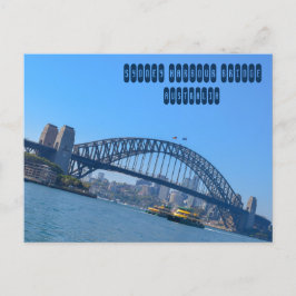 Cartão Postal Ponte Sydney Harbor