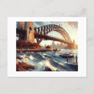 Cartão Postal Ponte Sydney Harbor Austrália