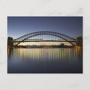 Cartão Postal Ponte Sydney Harbor e a Ópera de Sydney em