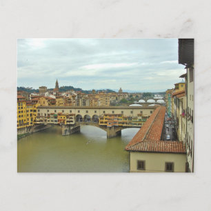 Cartão Postal Ponte Vecchio - Florença, Itália