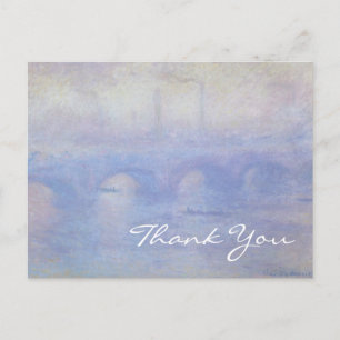 Cartão Postal Ponte Waterloo de Monet