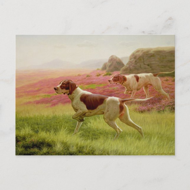 Cartão Postal Ponteiros numa Paisagem, século XIX (Frente)