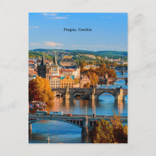 Cartão Postal Pontes Checkia de Praga