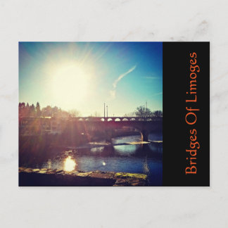 Cartão Postal Pontes De Limoges
