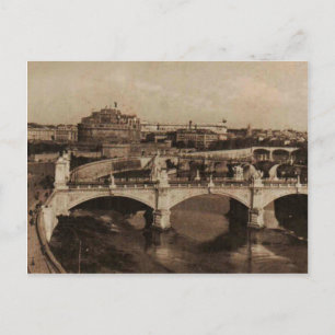 Cartão Postal Pontes ROME 1920 Réplica