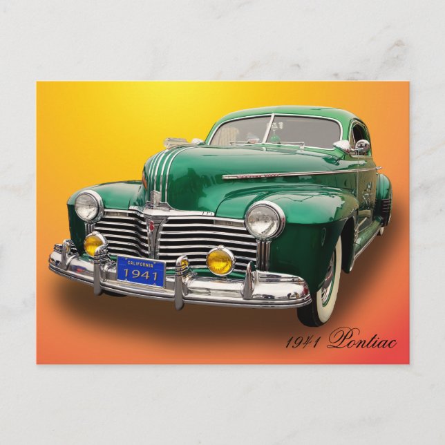CARTÃO POSTAL PONTIAC 1941 (Frente)