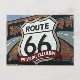 Cartão postal Pontiac Illinois US Route 66
