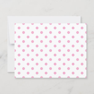 Cartão Postal Pontinhos Rosa Claro