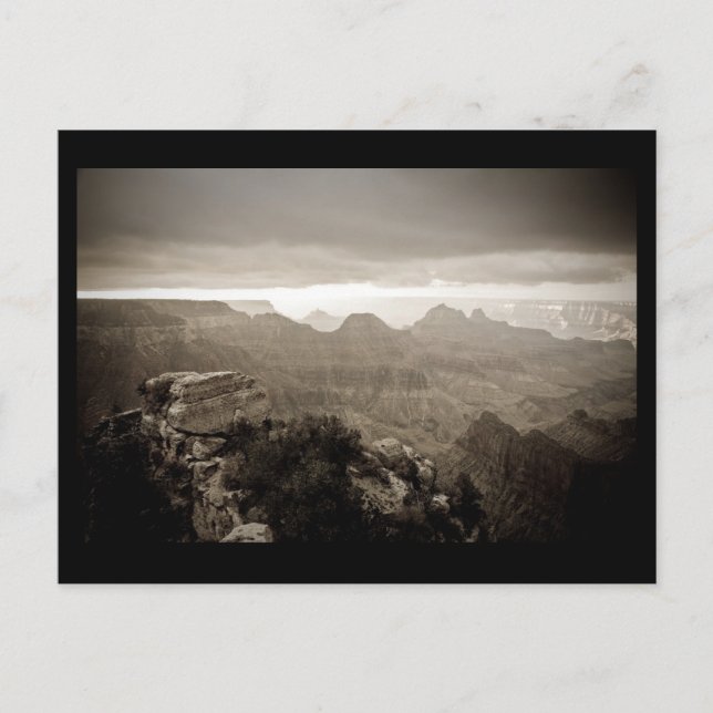 Cartão Postal Ponto Anjo Brilhante no Grand Canyon (Frente)