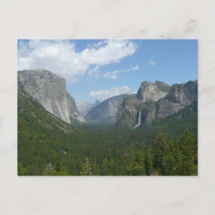 Cartão Postal Ponto de Inspiração no Parque Nacional de Yosemite