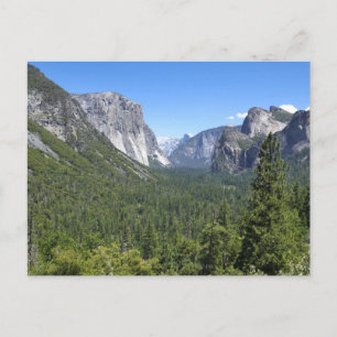 Cartão Postal Ponto de Inspiração no Parque Nacional de Yosemite