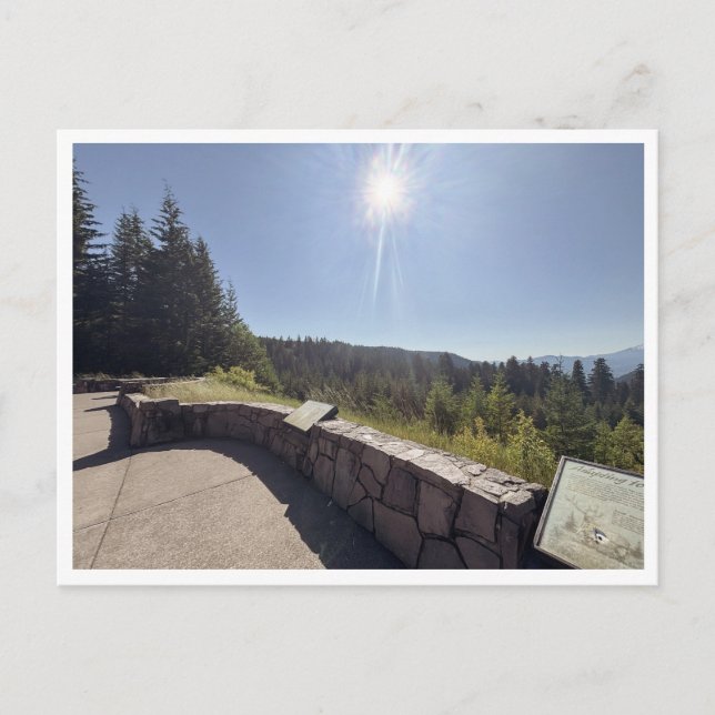 Cartão Postal Ponto de vista cênico (Frente)