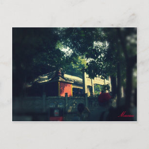 Cartão Postal Ponto turístico de Macau