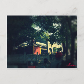 Cartão Postal Ponto turístico de Macau