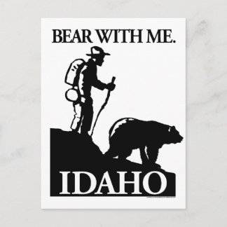 Cartão Postal Pontos do North Studio 'Urso Comigo' Idaho
