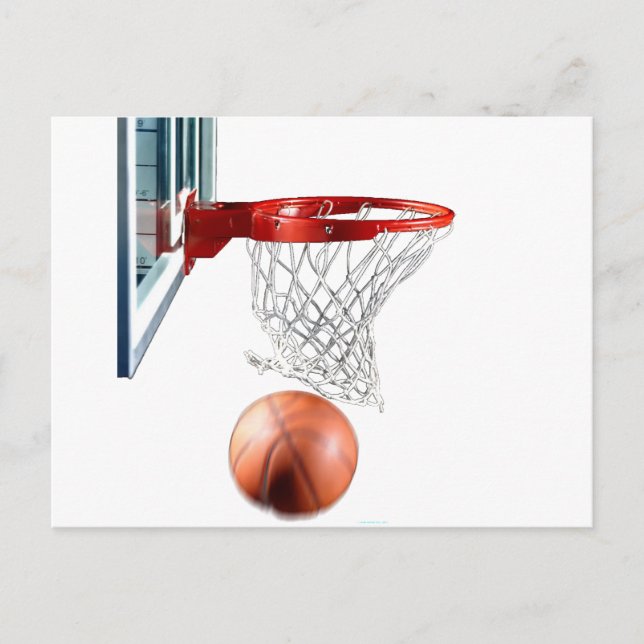 Cartão Postal Pontuação de Basquete (Frente)