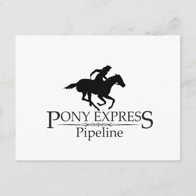 Cartão Postal Pony Express Pipeline (Frente)