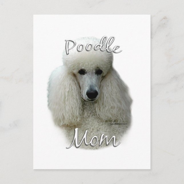 Cartão Postal Poodle (what) Mãe 2 (Frente)