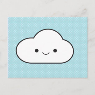 Cartão Postal Poofy Cloud