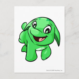 Cartão Postal Poogle Green