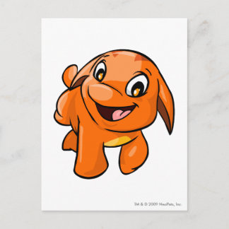 Cartão Postal Poogle Orange