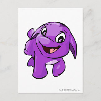 Cartão Postal Poogle Purple