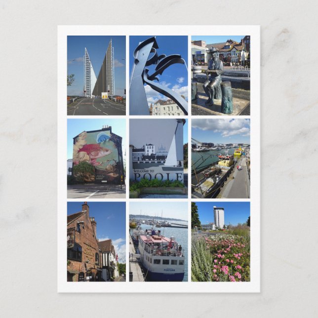 Cartão Postal Poole (Frente)