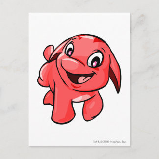Cartão Postal Pooogle Red