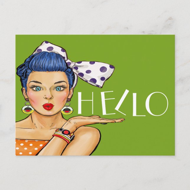 Cartão Postal Pop Art (Frente)