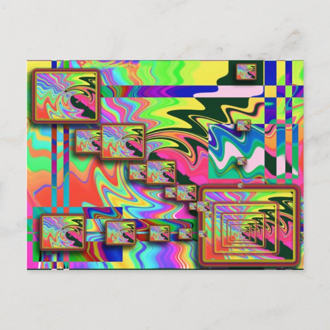 Cartão postal POP ART 5x5 (Frente)