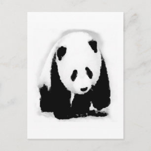 Cartão Postal Pop Art Baby Panda