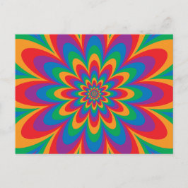 Cartão Postal Pop Art Flower