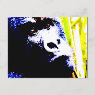 Cartão Postal Pop Art Gorilla