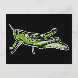 Cartão Postal Pop Art Green Grafopper