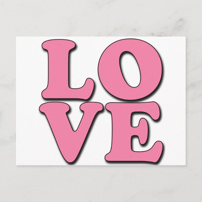 CARTÃO POSTAL POP ART LOVE (Frente)