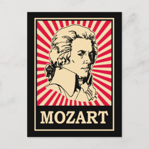 Cartão Postal Pop Art Mozart