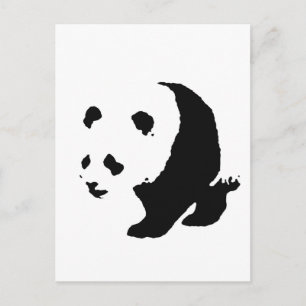 Cartão Postal Pop Art Panda