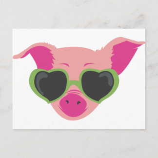 Cartão Postal Pop art Piggy